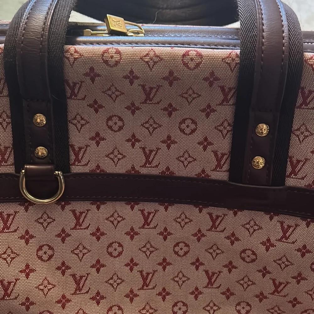 SOLD-Very good condition Louis Vuitton GM Josephine Bordeaux Monogram Minilin - Picture 13 of 17